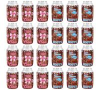 Serencatcher Stivale e fiocco per rivelare il genere, decorazione per feste, 24 pezzi Western Gender Reveal Can Cooler Boot e Bow Boy or Girl Can Sleeve per stivali e fiocco Western Gender Reveal Baby