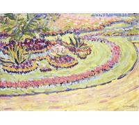 SERENDIPITP Astratta Della Poster Quadri su Tela Stampa su Tela da Parete Alberi in fiore di Ernst Ludwig Kirchner per L'arredamento Della Camera da Letto 60x90cm