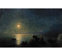 SERENDIPITP Astratta Della Poster Quadri su Tela Stampa su Tela da Parete Antichi poeti greci di Ivan Konstantinovich Aivazovsky per L'arredamento Della Camera da Letto 60x90cm