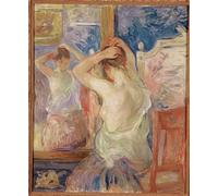 SERENDIPITP Astratta Della Poster Quadri su Tela Stampa su Tela da Parete Davanti a Psiche di Berthe Morisot per L'arredamento Della Camera da Letto 60x90cm