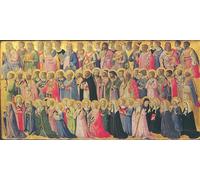 SERENDIPITP Astratta Della Poster Quadri su Tela Stampa su Tela da Parete i Precursori di Cristo con Santi e Martiri del Beato Angelico per L'arredamento Della Camera da Letto 60x90cm
