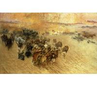 SERENDIPITP Astratta Della Poster Quadri su Tela Stampa su Tela da Parete il Faraone di Frederick Arthur Bridgman per L'arredamento Della Camera da Letto 60x90cm