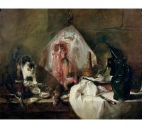 SERENDIPITP Astratta Della Poster Quadri su Tela Stampa su Tela da Parete il raggio o l'interno della cucina di Jean Baptiste Simeon Chardin per L'arredamento Della Camera da Letto 60x90cm