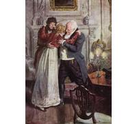 SERENDIPITP Astratta Della Poster Quadri su Tela Stampa su Tela da Parete Illustrazione per la Broad Highway a Romance di Charles Edmund Brock per L'arredamento Della Camera da Letto 60x90cm