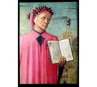 SERENDIPITP Astratta Della Poster Quadri su Tela Stampa su Tela da Parete Lettura di Dante dalla Divina Commedia di Domenico Di o per L'arredamento Della Camera da Letto 60x90cm