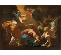 SERENDIPITP Astratta Della Poster Quadri su Tela Stampa su Tela da Parete Milano Chiesa di San Francesco Da Paola Andrea Pozzo di Andrea Pozzo per L'arredamento Della Camera da Letto 60x90cm
