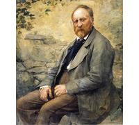 SERENDIPITP Astratta Della Poster Quadri su Tela Stampa su Tela da Parete Ritratto del padre dll'artistas di Jules Bastien lepage per L'arredamento Della Camera da Letto 60x90cm