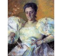 SERENDIPITP Astratta Della Poster Quadri su Tela Stampa su Tela da Parete Ritratto della signora HO Hevemeyer Mary Cassatt per L'arredamento Della Camera da Letto 60x90cm