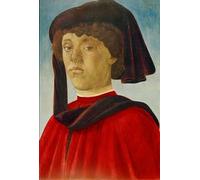 SERENDIPITP Astratta Della Poster Quadri su Tela Stampa su Tela da Parete Ritratto di giovane di Sandro Botticelli per L'arredamento Della Camera da Letto 60x90cm