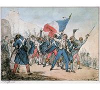 SERENDIPITP Astratta Della Poster Quadri su Tela Stampa su Tela da Parete Rivoluzione di luglio di Ary Scheffer per L'arredamento Della Camera da Letto 60x90cm