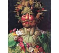 SERENDIPITP Astratta Della Poster Quadri su Tela Stampa su Tela da Parete Rodolfo II come Vertumno di Giuseppe Arcimboldo per L'arredamento Della Camera da Letto 60x90cm