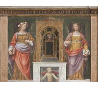 SERENDIPITP Astratta Della Poster Quadri su Tela Stampa su Tela da Parete Santa Rosa e Santa Giustina di Bernardino Luini per L'arredamento Della Camera da Letto 60x90cm