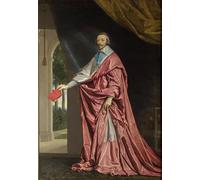 SERENDIPITP Astratta Della Poster Stampe su Tela Pittura su Tela Cardinale De Richelieu Olio su tela di Philippe De Champaigne per Decorazioni per la Casa 60x90cm