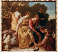 SERENDIPITP Astratta Della Poster Stampe su Tela Pittura su Tela con lei di Jan Vermeer Van Delft per Decorazioni per la Casa 60x90cm