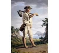 SERENDIPITP Astratta Della Poster Stampe su Tela Pittura su Tela Contadino sullo sfondo dei Campi Flegrei di Famoso Artista per Decorazioni per la Casa 60x90cm
