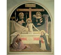 SERENDIPITP Astratta Della Poster Stampe su Tela Pittura su Tela Cristo che risorge dalla tomba del Beato Angelico per Decorazioni per la Casa 60x90cm
