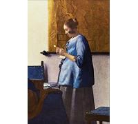 SERENDIPITP Astratta Della Poster Stampe su Tela Pittura su Tela Donna che legge una lettera di Jan Vermeer Van Delft per Decorazioni per la Casa 60x90cm