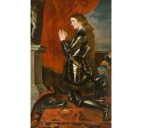 SERENDIPITP Astratta Della Poster Stampe su Tela Pittura su Tela Giovanna d'Arco Cir di Peter Paul Rubens per Decorazioni per la Casa 60x90cm