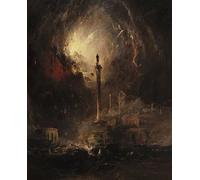 SERENDIPITP Astratta Della Poster Stampe su Tela Pittura su Tela Gli ultimi giorni di Pompei di per Decorazioni per la Casa 60x90cm
