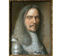 SERENDIPITP Astratta Della Poster Stampe su Tela Pittura su Tela Henri De La Tour D'auvergne Visconte di Turenne di Robert Nanteuil per Decorazioni per la Casa 60x90cm