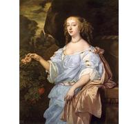 SERENDIPITP Astratta Della Poster Stampe su Tela Pittura su Tela Henrietta Boyle Contessa di Peter Lely per Decorazioni per la Casa 60x90cm