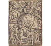 SERENDIPITP Astratta Della Poster Stampe su Tela Pittura su Tela il Giudizio Universale di Hans Holbein il Giovane per Decorazioni per la Casa 60x90cm