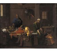 SERENDIPITP Astratta Della Poster Stampe su Tela Pittura su Tela il Testamento di Eudamida di Nicolas per Decorazioni per la Casa 60x90cm