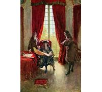 SERENDIPITP Astratta Della Poster Stampe su Tela Pittura su Tela la sala delle petizioni il re per il permesso di esplorare il Mississippi di Howard Pyle per Decorazioni per la Casa 60x90cm