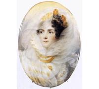SERENDIPITP Astratta Della Poster Stampe su Tela Pittura su Tela l'imperatrice Giuseppina di Jean baptiste Isabey per Decorazioni per la Casa 60x90cm