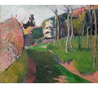 SERENDIPITP Astratta Della Poster Stampe su Tela Pittura su Tela Paesaggio di Emile Bernard per Decorazioni per la Casa 60x90cm
