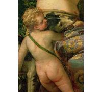 SERENDIPITP Astratta Della Poster Stampe su Tela Pittura su Tela Particolare di Cupido da Venere e Adone di Paolo Veronese per Decorazioni per la Casa 60x90cm