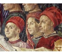 SERENDIPITP Astratta Della Poster Stampe su Tela Pittura su Tela Procession of the Magi Kings to Bethlehem by Benozzo Di Lese Di Sandro Gozzoli per Decorazioni per la Casa 60x90cm