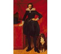 SERENDIPITP Astratta Della Poster Stampe su Tela Pittura su Tela Ritratto di Chevreuse di Pourbus il Giovane per Decorazioni per la Casa 60x90cm