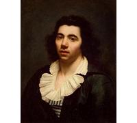 SERENDIPITP Astratta Della Poster Stampe su Tela Pittura su Tela Self Portrait Early Th Cen di Anne Louis Girodet De Roucy Trioson per Decorazioni per la Casa 60x90cm