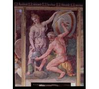 SERENDIPITP Astratta Della Poster Stampe su Tela Pittura su Tela Vulcano che forgia l'armatura di Achille di Giulio Romano per Decorazioni per la Casa 60x90cm