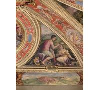 SERENDIPITP Dipinto su Tela Immagine Pittura Quadri Stampe Allegory of Volterra to the Bottom View of Lucignano by Giorgio Vasari per Decorazioni per la Casa 60x90cm