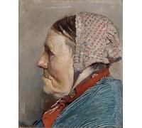 SERENDIPITP Dipinto su Tela Immagine Pittura Quadri Stampe Ane Gaihede di Christian Krohg per Decorazioni per la Casa 60x90cm
