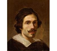 SERENDIPITP Dipinto su Tela Immagine Pittura Quadri Stampe Autoritratto di Gian Lorenzo Bernini per Decorazioni per la Casa 60x90cm