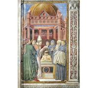 SERENDIPITP Dipinto su Tela Immagine Pittura Quadri Stampe Baptism of St Augustine by Benozzo Di Lese Di Sandro Gozzoli per Decorazioni per la Casa 60x90cm