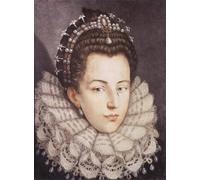 SERENDIPITP Dipinto su Tela Immagine Pittura Quadri Stampe Caterina d'Austria Duchessa di Savoia di Giovanna Garzoni per Decorazioni per la Casa 60x90cm