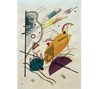 SERENDIPITP Dipinto su Tela Immagine Pittura Quadri Stampe Composizione di Vasilij Kandinskij per Decorazioni per la Casa 60x90cm