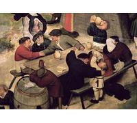 SERENDIPITP Dipinto su Tela Immagine Pittura Quadri Stampe Fiera con rappresentazione teatrale di Pieter Brueghel il Giovane per Decorazioni per la Casa 60x90cm