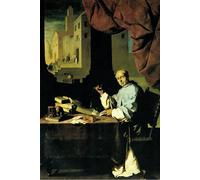 SERENDIPITP Dipinto su Tela Immagine Pittura Quadri Stampe Fray Gonzalo De Illescas Bishop Of Cordoba di Francisco De Zurbaran per Decorazioni per la Casa 60x90cm