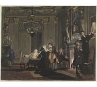 SERENDIPITP Dipinto su Tela Immagine Pittura Quadri Stampe i fratelli stavano avendo una conversazione di Sara Troost per Decorazioni per la Casa 60x90cm