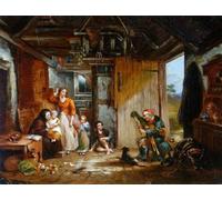 SERENDIPITP Dipinto su Tela Immagine Pittura Quadri Stampe il pifferaio irlandese di Frederick Goodall per Decorazioni per la Casa 60x90cm