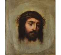 SERENDIPITP Dipinto su Tela Immagine Pittura Quadri Stampe il Telo della Veronica di Bartolomé Esteban Murillo per Decorazioni per la Casa 60x90cm
