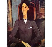SERENDIPITP Dipinto su Tela Immagine Pittura Quadri Stampe Jean Cocteau di Amedeo Modigliani per Decorazioni per la Casa 60x90cm