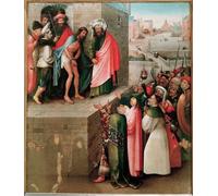 SERENDIPITP Dipinto su Tela Immagine Pittura Quadri Stampe la Crocifissione di Santa Giulia o Liberata di Hieronymus Boske per Decorazioni per la Casa 60x90cm