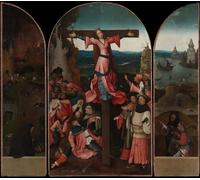SERENDIPITP Dipinto su Tela Immagine Pittura Quadri Stampe La Disputa Di Cristo Con I Dottori Nel Tempio Di Hieronymus Boske per Decorazioni per la Casa 60x90cm