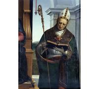 SERENDIPITP Dipinto su Tela Immagine Pittura Quadri Stampe la Lady col Bambino tra San Govannis Battista e San Nicola di Bari di Raffaello Sanzio Raphael per Decorazioni per la Casa 60x90cm